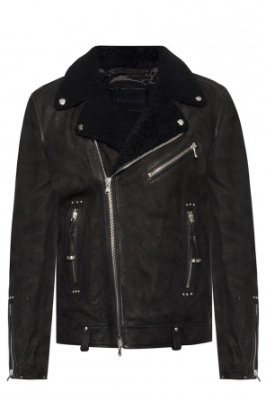 Fur collar biker jacket, zdjęcie 1 Fur collar biker jacket od Diesel Black Gold